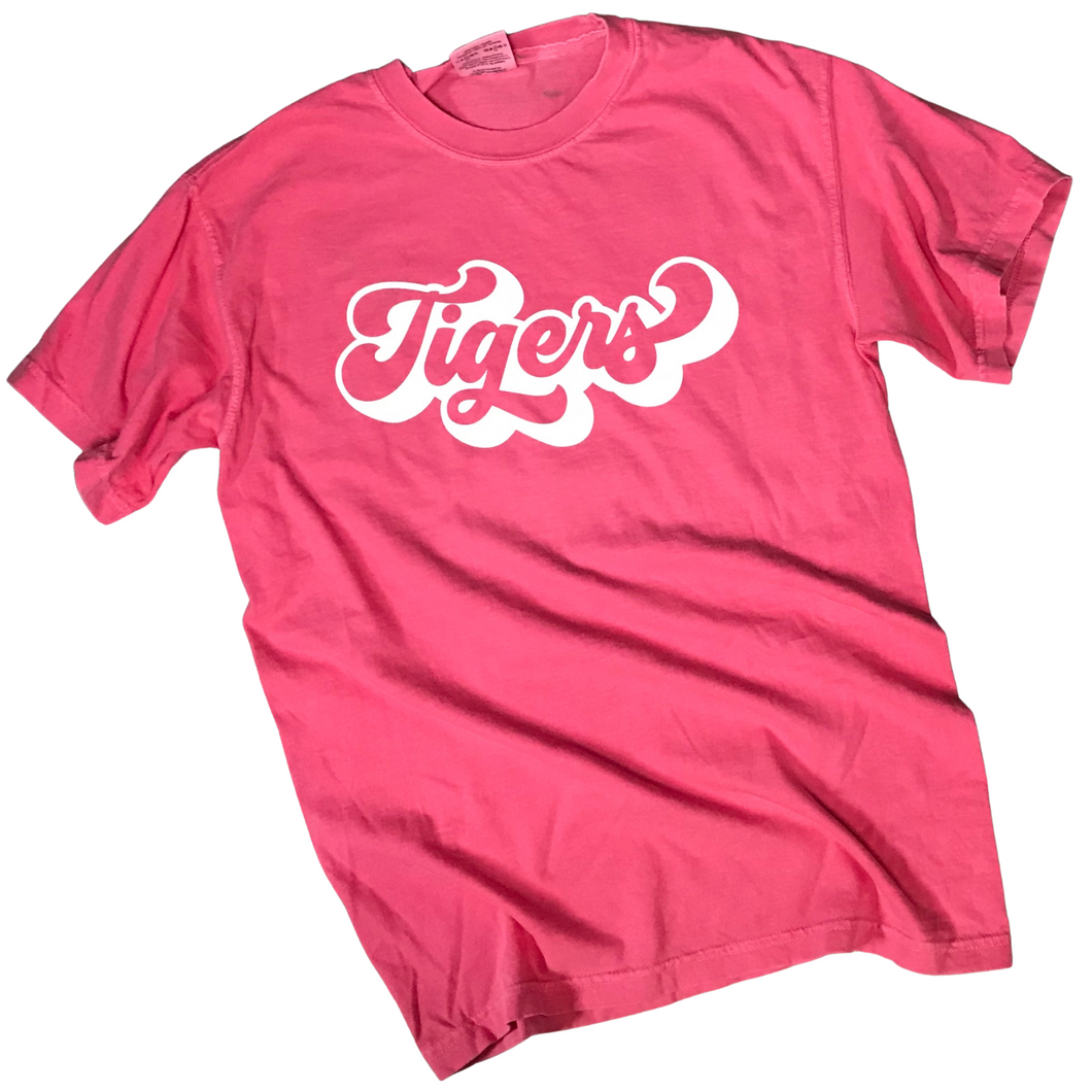 Tigers Pink Comfort Colors Shirt