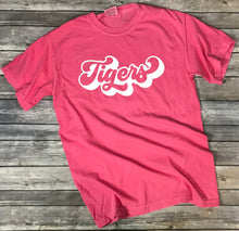 Load image into Gallery viewer, Tigers Pink Comfort Colors Shirt
