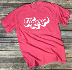 Tigers Pink Comfort Colors Shirt